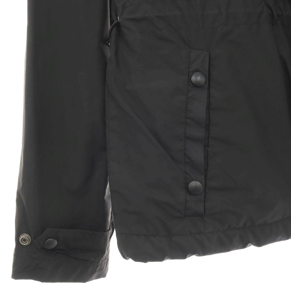 【中古】マウログリフォーニ Mauro Grifoni コットンナイロン ジップアップ マウンテンパーカー ブラック【サイズ48】【 状態ランクC 】【 メンズ 】