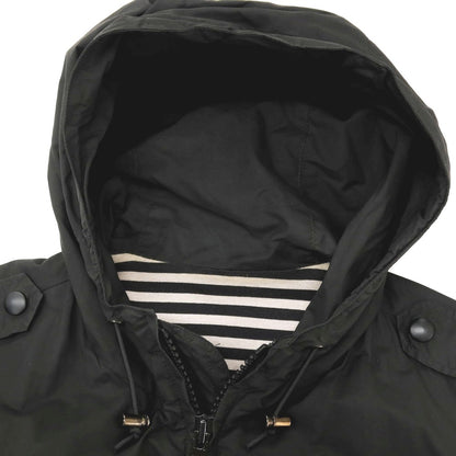 【中古】マウログリフォーニ Mauro Grifoni コットンナイロン ジップアップ マウンテンパーカー ブラック【サイズ48】【 状態ランクC 】【 メンズ 】