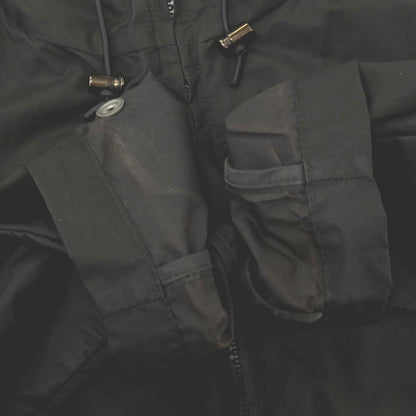 【中古】マウログリフォーニ Mauro Grifoni コットンナイロン ジップアップ マウンテンパーカー ブラック【サイズ48】【 状態ランクC 】【 メンズ 】