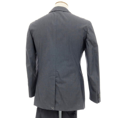 【中古】ノーブランド no brand コットン 2つボタンスーツ グレー【サイズ上46/下48】【 状態ランクA 】【 メンズ 】