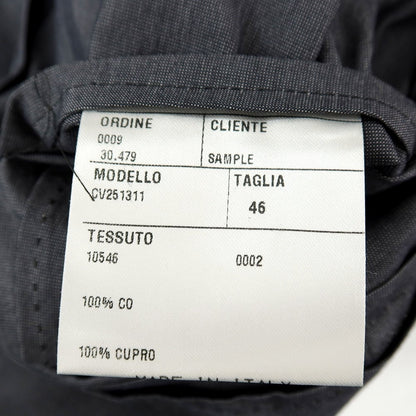 【中古】ノーブランド no brand コットン 2つボタンスーツ グレー【サイズ上46/下48】【 状態ランクA 】【 メンズ 】