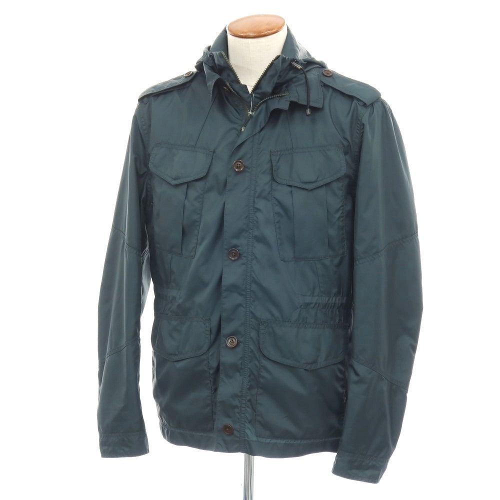 【中古】アクネ ACNE ポリエステル マウンテンパーカー ダークグリーン【 サイズ46 】【 状態ランクC 】【 メンズ 】 [APD]