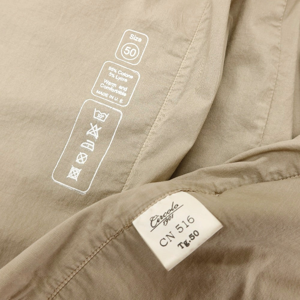 【SALE30%OFF/返品不可】【中古】チルコロ1901 CIRCOLO 1901 ストレッチ コットン カジュアル系ジレ ベスト ダークベージュ系【 サイズ50 】【 状態ランクB 】【 メンズ 】