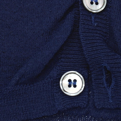 【中古】ザノーネ ZANONE アイスウール カーディガン ライトネイビー【サイズ46】【 状態ランクB 】【 メンズ 】