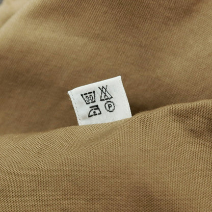 【中古】フィナモレ Finamore コットン ワイドカラー カジュアルシャツ カーキベージュ【サイズ40】【 状態ランクB 】【 メンズ 】