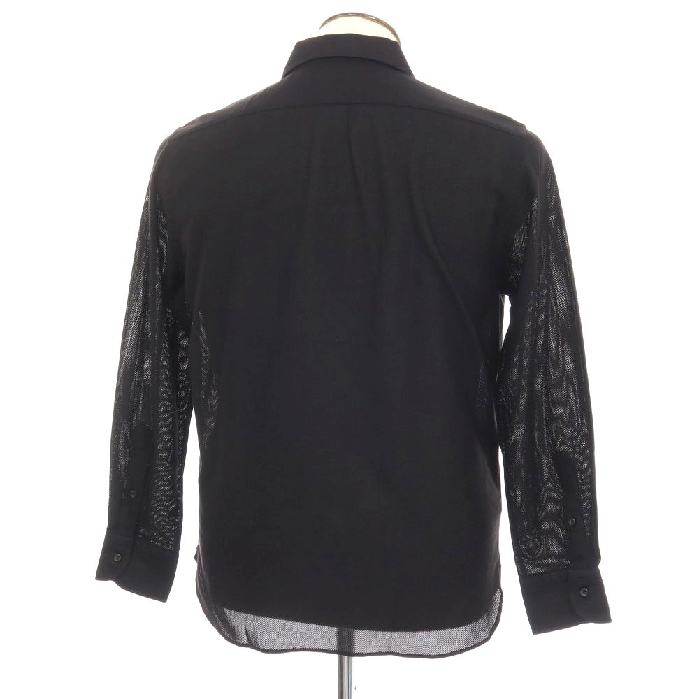 【中古】ギローバー GUY ROVER コットン カジュアルシャツ ブラック【サイズL】【 状態ランクB 】【 メンズ 】
