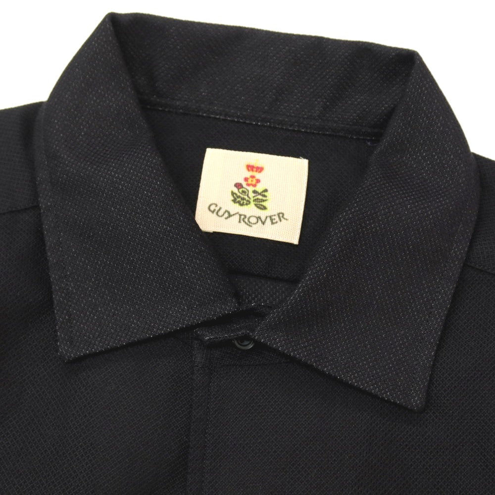 【中古】ギローバー GUY ROVER コットン カジュアルシャツ ブラック【サイズL】【 状態ランクB 】【 メンズ 】