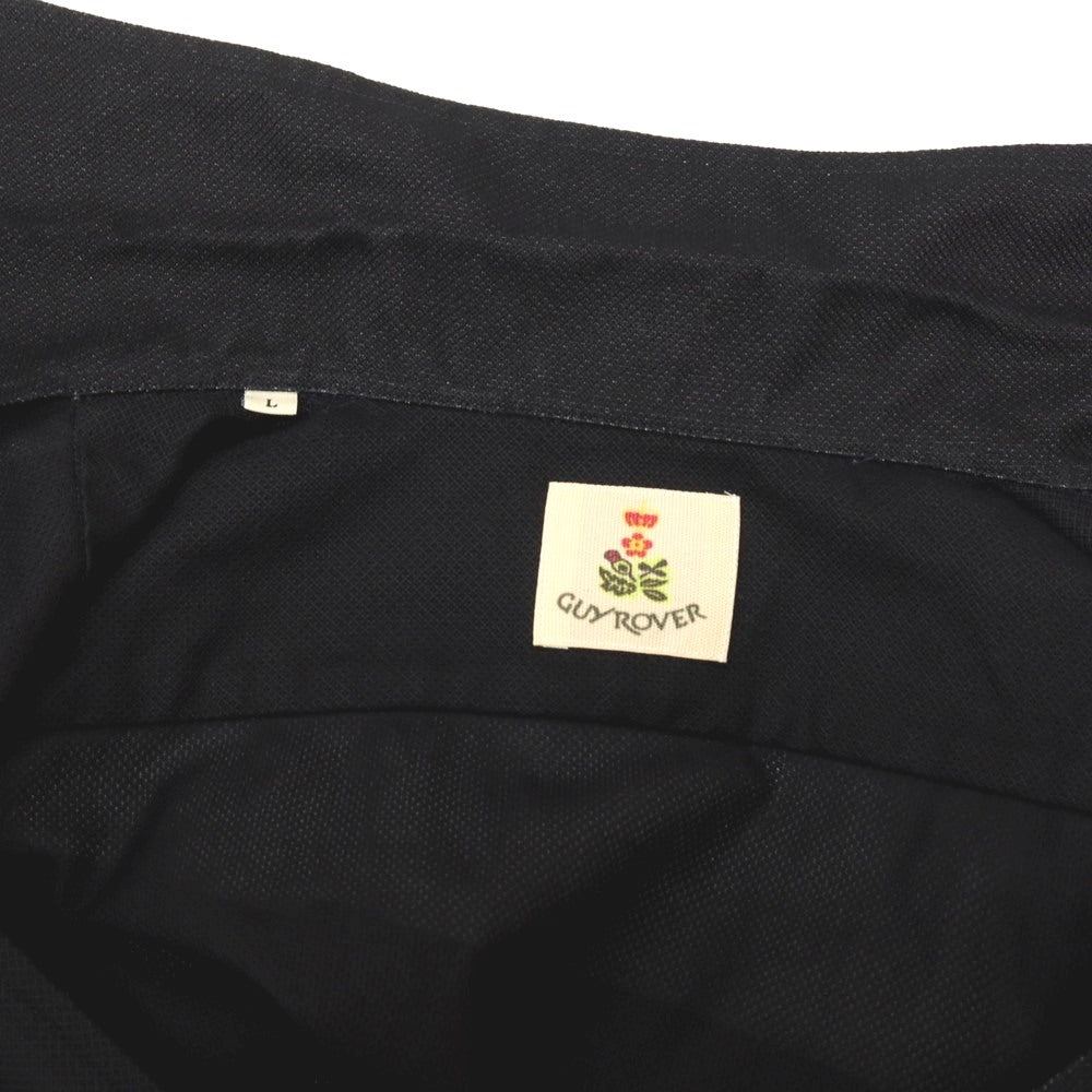 【中古】ギローバー GUY ROVER コットン カジュアルシャツ ブラック【サイズL】【 状態ランクB 】【 メンズ 】