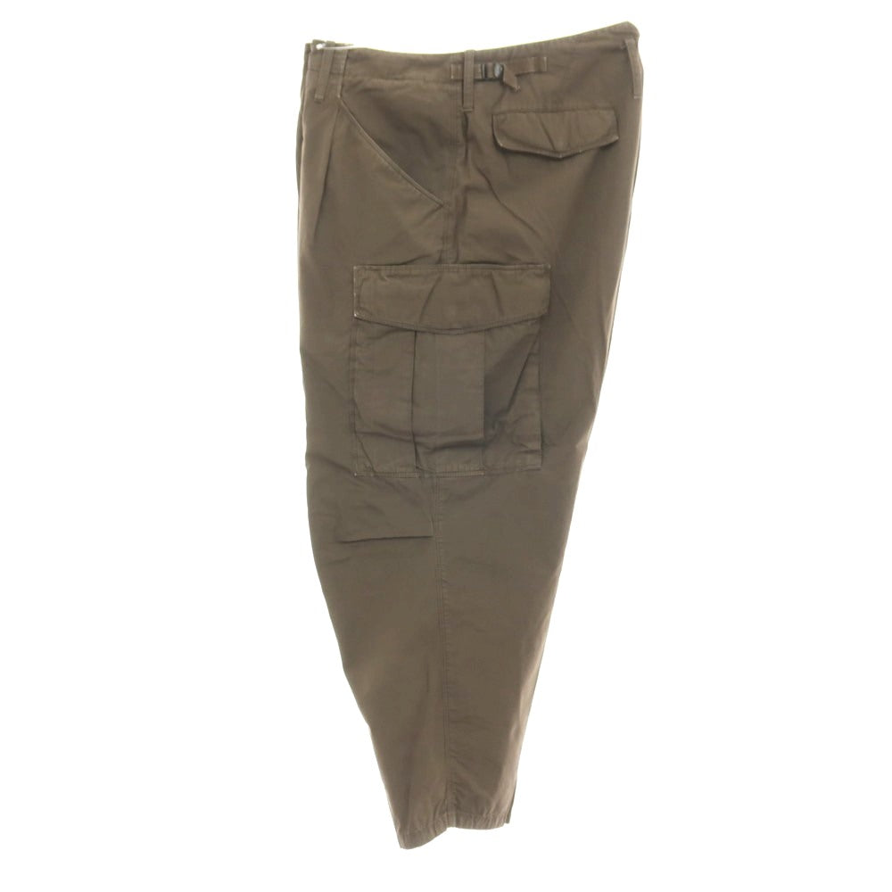 【中古】セラードアー CellarDoor CARGO リップストップコットン カーゴパンツ カーキブラウン【サイズ46】【 状態ランクC 】【 メンズ 】