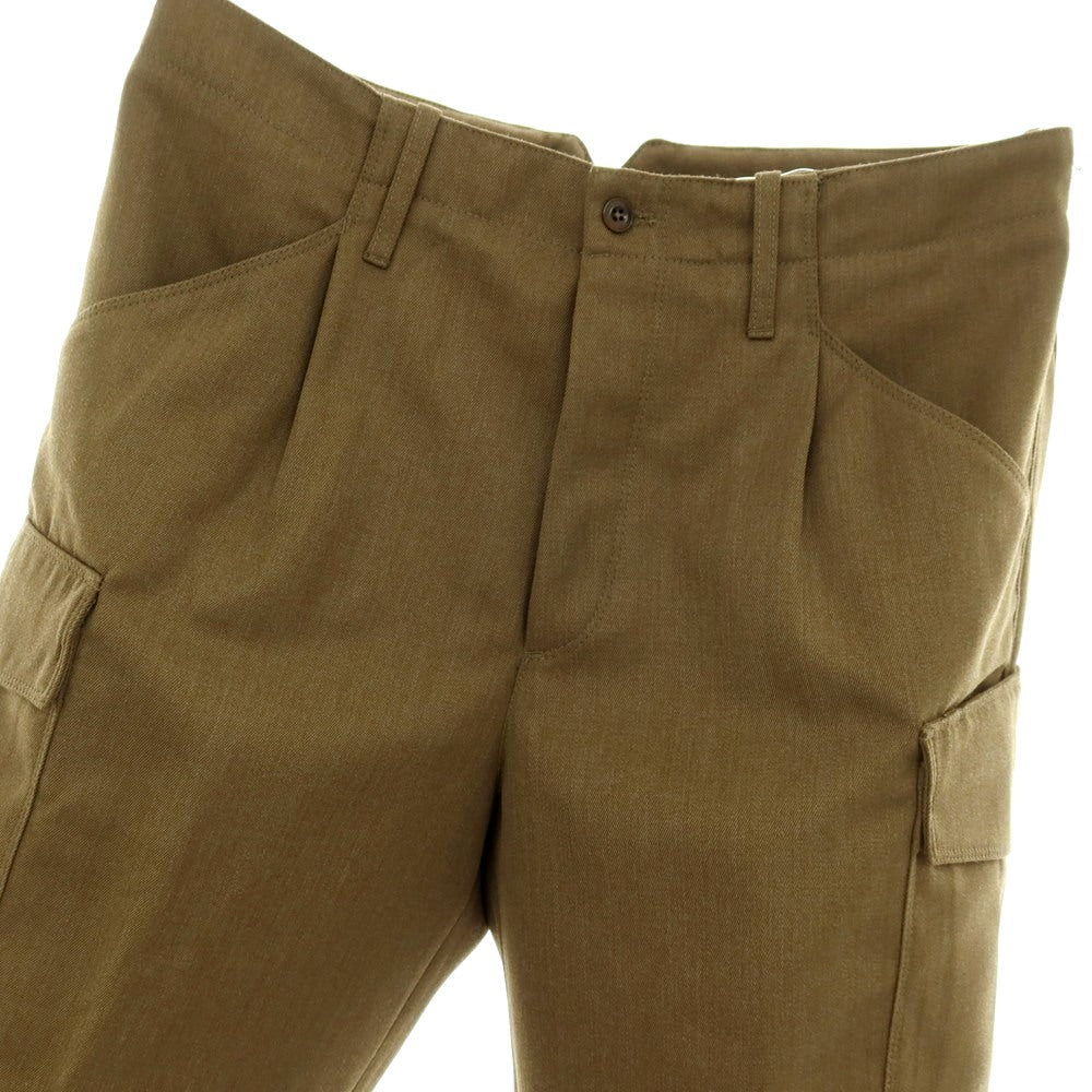 【中古】セラードアー CellarDoor CARGO ポリエステルウール カーゴパンツ カーキ系【サイズ46】【 状態ランクB 】【 メンズ 】