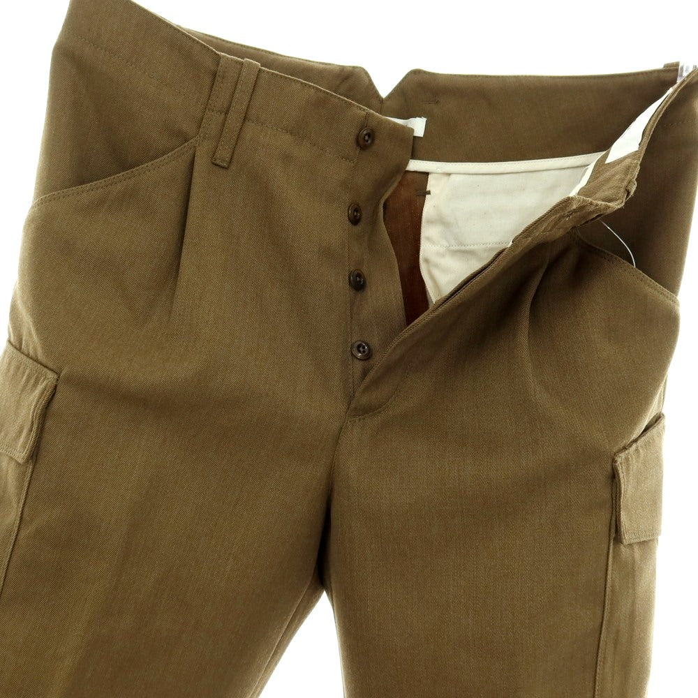 【中古】セラードアー CellarDoor CARGO ポリエステルウール カーゴパンツ カーキ系【サイズ46】【 状態ランクB 】【 メンズ 】