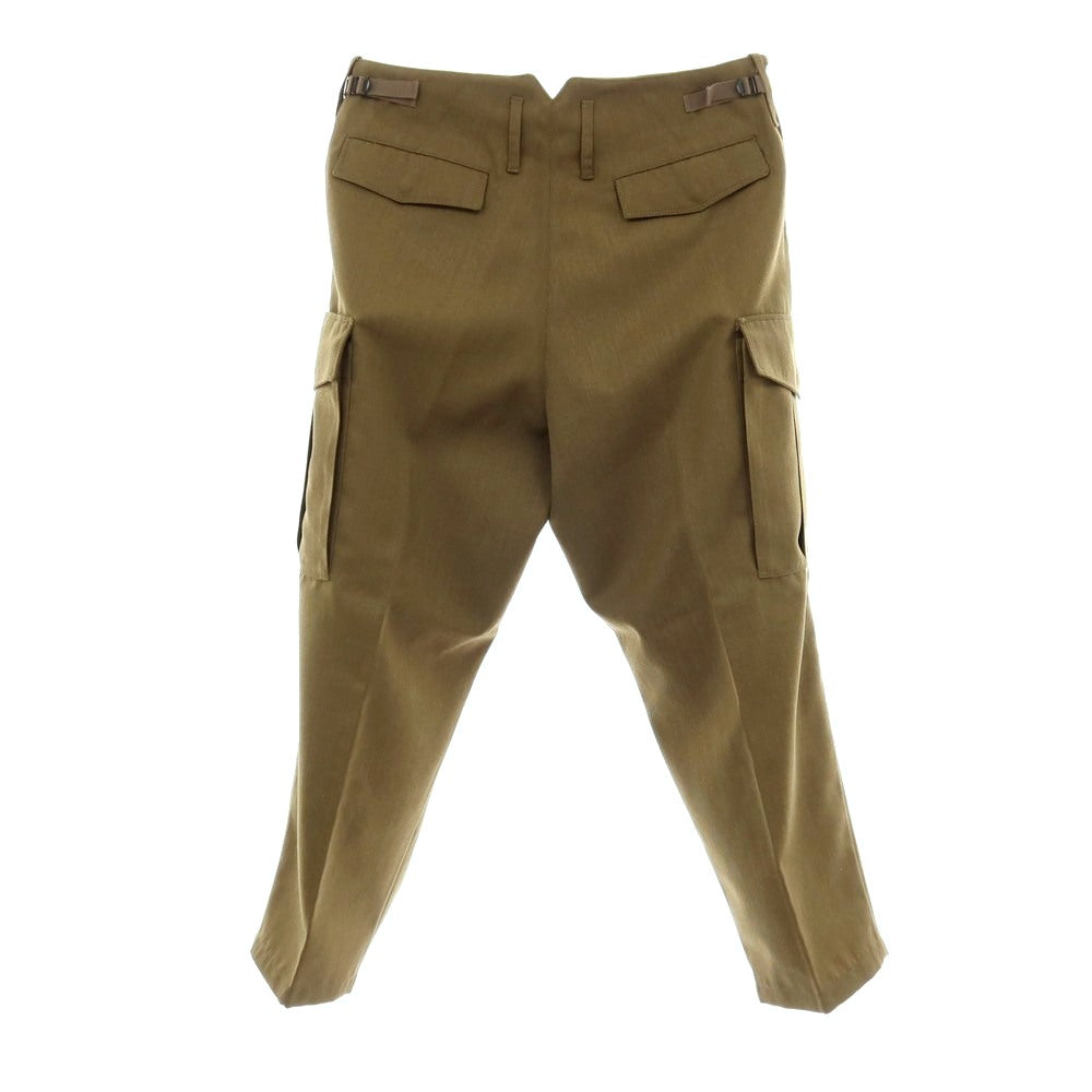 【中古】セラードアー CellarDoor CARGO ポリエステルウール カーゴパンツ カーキ系【サイズ46】【 状態ランクB 】【 メンズ 】