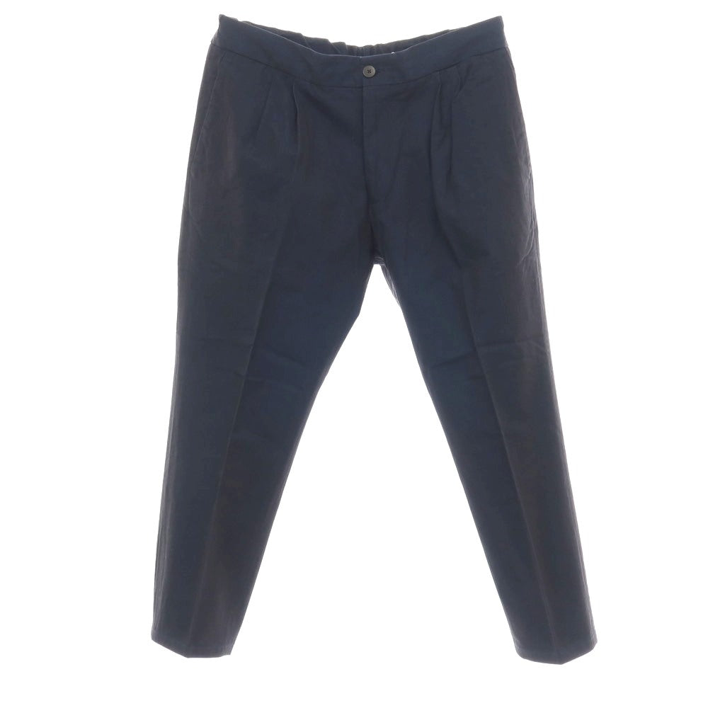 【中古】デヴォレ インチピット DEVORE Incipit LEISURE 2 コットン イージースラックスパンツ ダークネイビー【サイズ48】【 状態ランクB 】【 メンズ 】