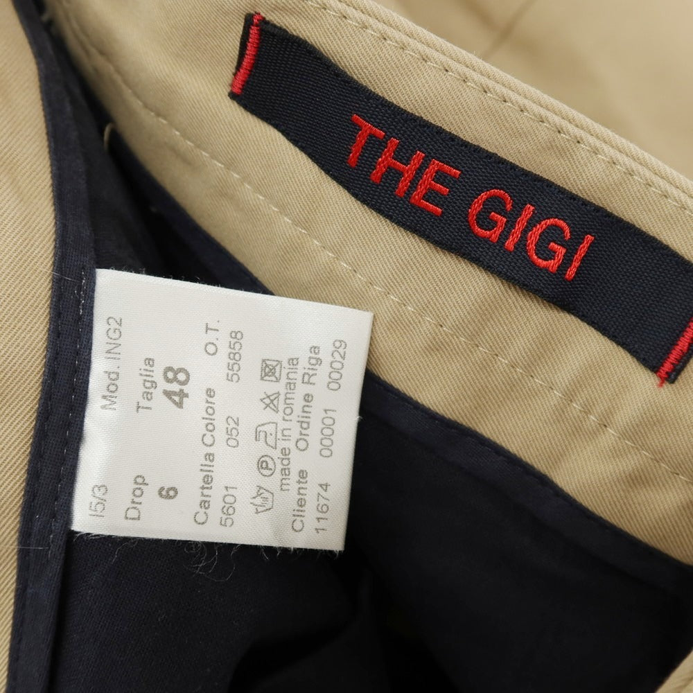 【中古】ザ ジジ THE GIGI ING2 コットン チノパンツ ベージュ【サイズ48 Drop 6】【 状態ランクC 】【 メンズ 】