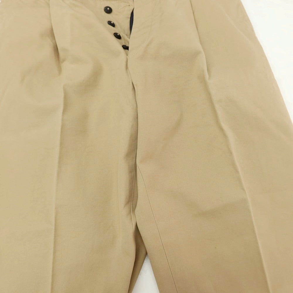 【中古】ザ ジジ THE GIGI ING2 コットン チノパンツ ベージュ【サイズ48 Drop 6】【 状態ランクC 】【 メンズ 】