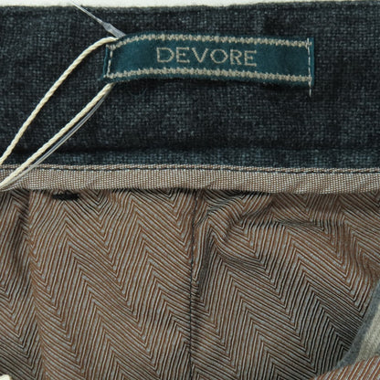【中古】デヴォレ インチピット DEVORE Incipit LEISUREI カシミヤポリエステル イージー カジュアルスラックスパンツ グレイッシュネイビー系【サイズ50】【 状態ランクA 】【 メンズ 】
