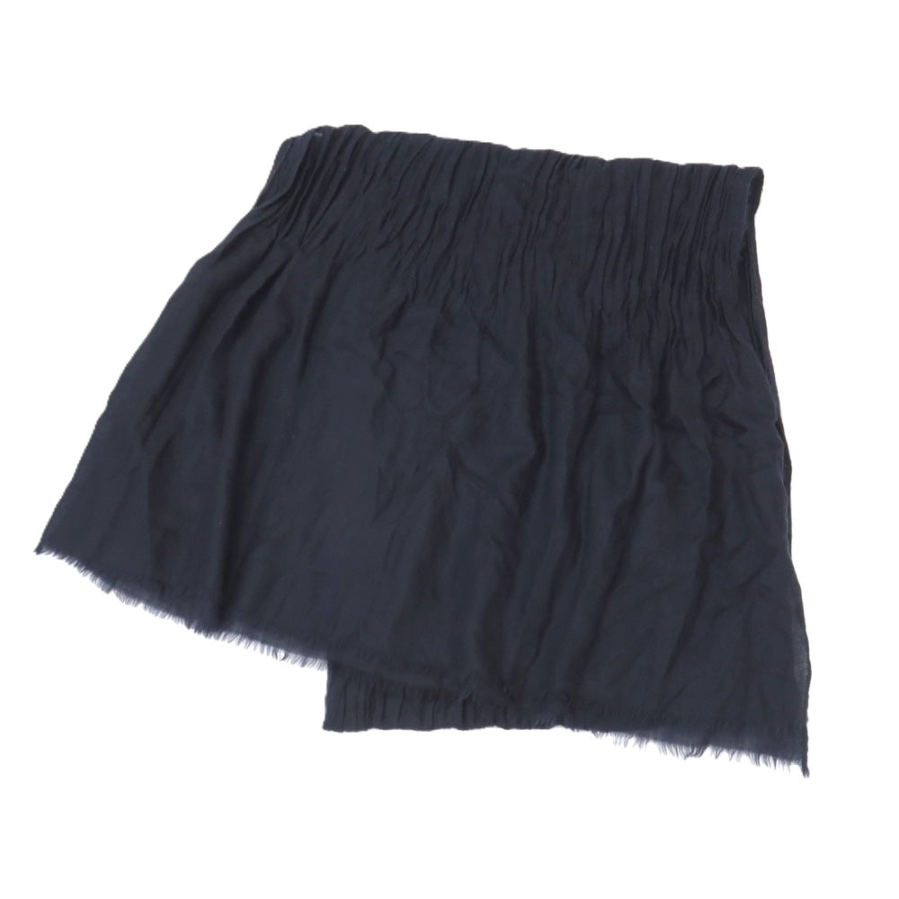 【中古】ピアチェンツァ PIACENZA カシミヤ ストール ネイビー【 状態ランクC 】【 ユニセックス 】