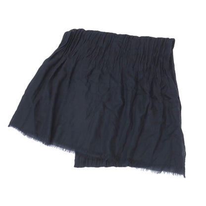 【中古】ピアチェンツァ PIACENZA カシミヤ ストール ネイビー【 状態ランクC 】【 ユニセックス 】