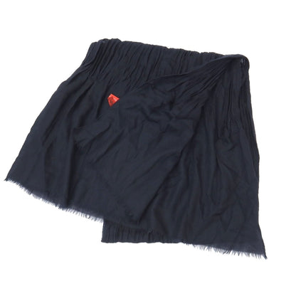 【中古】ピアチェンツァ PIACENZA カシミヤ ストール ネイビー【 状態ランクC 】【 ユニセックス 】