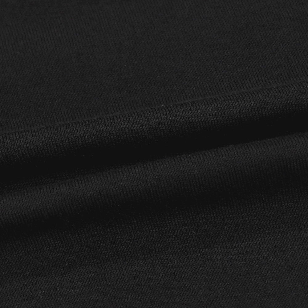 【中古】アレッサンドロルッピ Alessandro Luppi ハイゲージ コットン 半袖 プルオーバーニット ブラック【サイズ50】【 状態ランクC 】【 メンズ 】