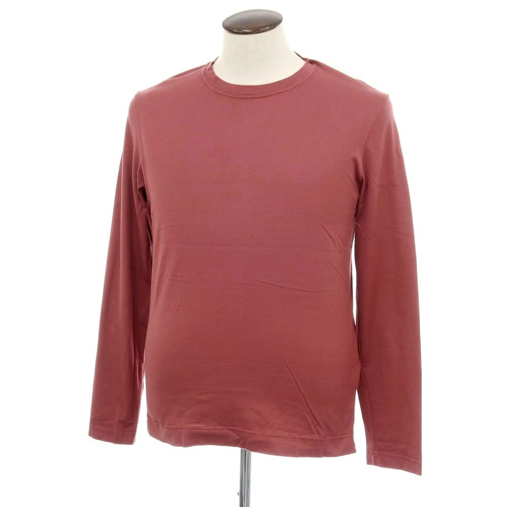【中古】フェデーリ FEDELI コットン クルーネック 長袖Ｔシャツ ローズ【サイズ50】【 状態ランクB 】【 メンズ 】