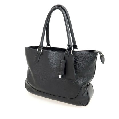 【中古】ペッレモルビダ PELLE MORBIDA レザー トートバッグ ブラック【 状態ランクB 】【 メンズ 】