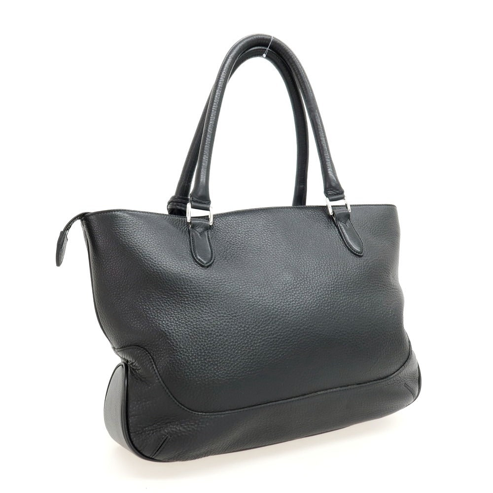 【中古】ペッレモルビダ PELLE MORBIDA レザー トートバッグ ブラック【 状態ランクB 】【 メンズ 】