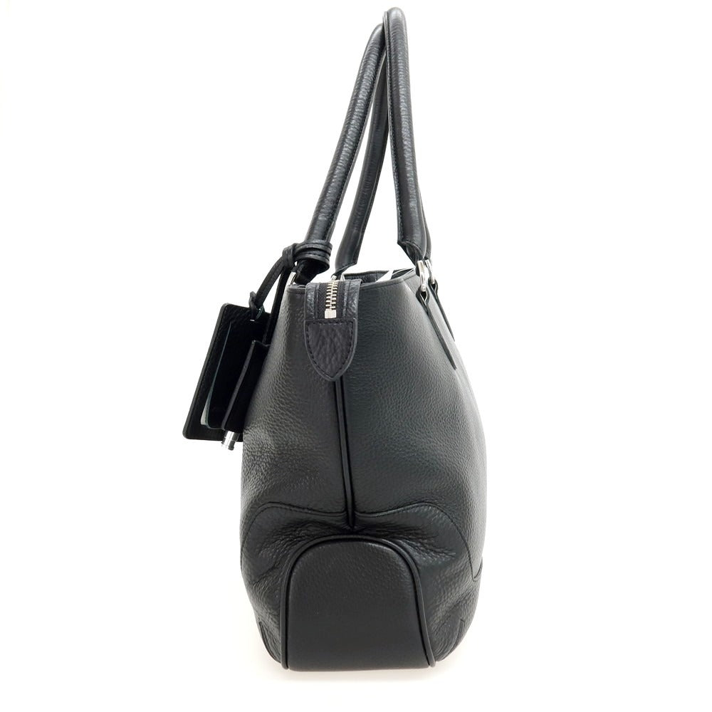 【中古】ペッレモルビダ PELLE MORBIDA レザー トートバッグ ブラック【 状態ランクB 】【 メンズ 】