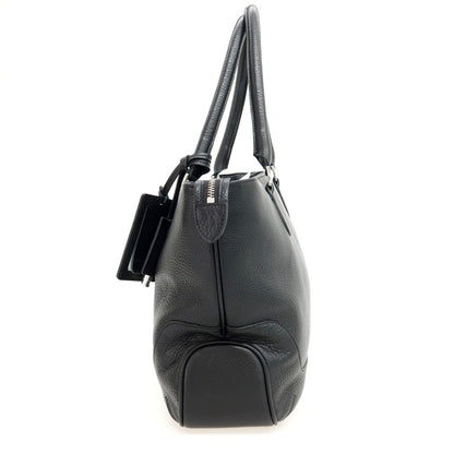 【中古】ペッレモルビダ PELLE MORBIDA レザー トートバッグ ブラック【 状態ランクB 】【 メンズ 】
