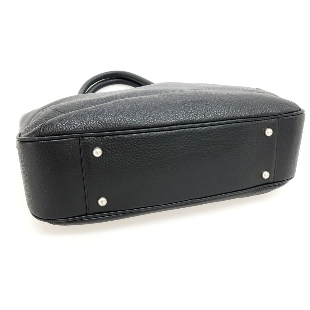 【中古】ペッレモルビダ PELLE MORBIDA レザー トートバッグ ブラック【 状態ランクB 】【 メンズ 】