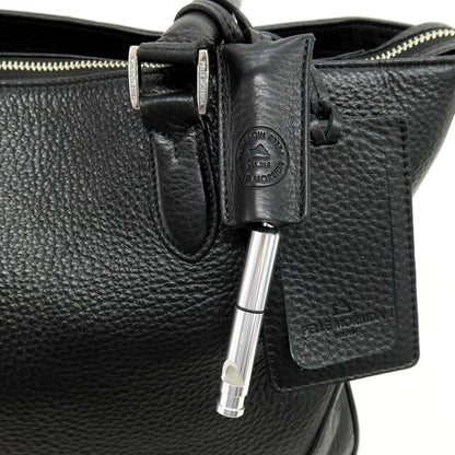【中古】ペッレモルビダ PELLE MORBIDA レザー トートバッグ ブラック【 状態ランクB 】【 メンズ 】