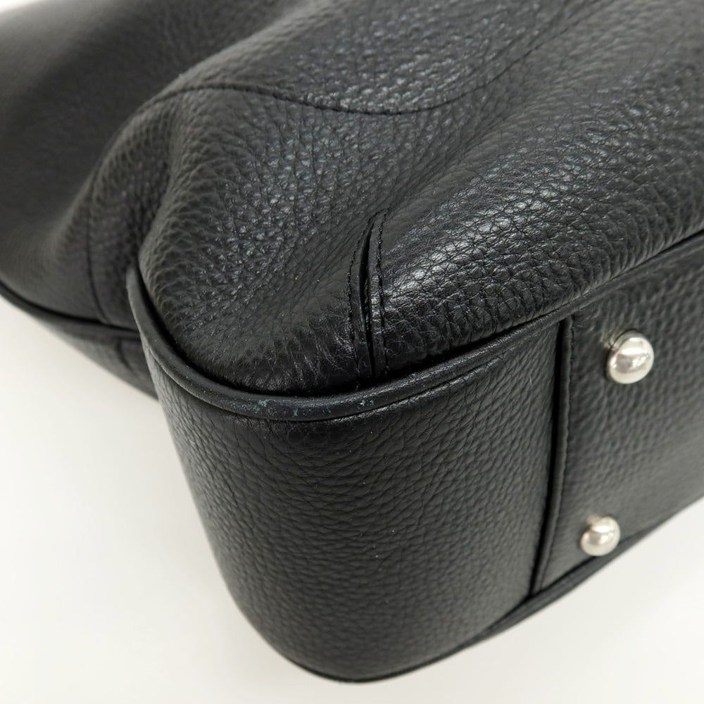 【中古】ペッレモルビダ PELLE MORBIDA レザー トートバッグ ブラック【 状態ランクB 】【 メンズ 】