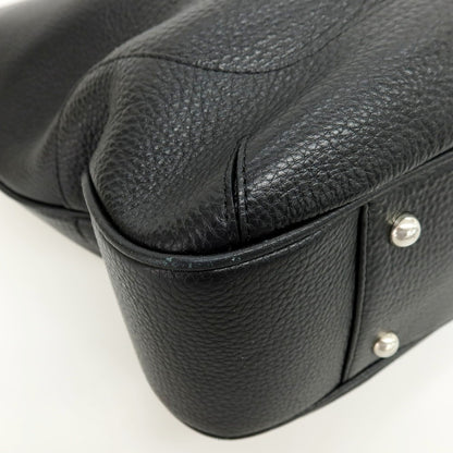 【中古】ペッレモルビダ PELLE MORBIDA レザー トートバッグ ブラック【 状態ランクB 】【 メンズ 】