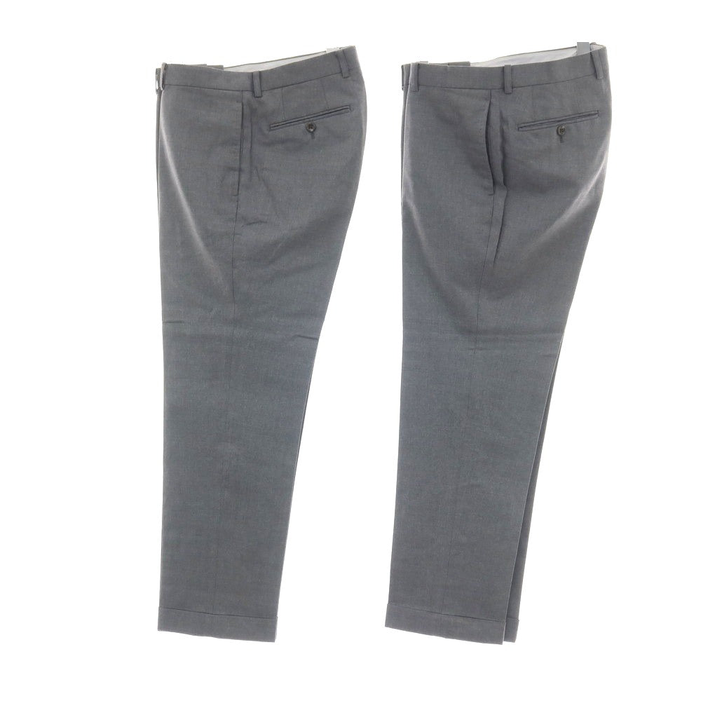 【中古】アザブテーラー azabu tailor スリーピース ウール 3つボタンスーツ グレー【サイズ上50/ジレ50/下88】【 状態ランクC 】【 メンズ 】