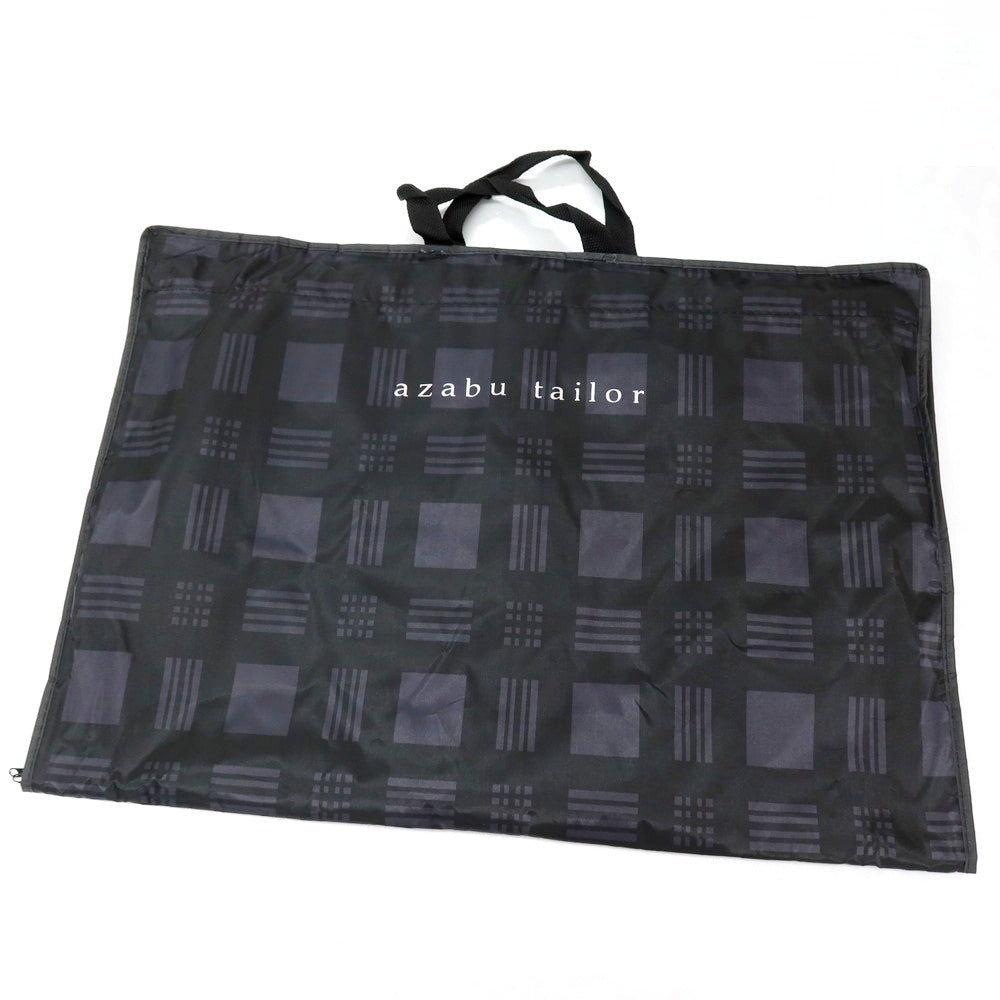 【中古】アザブテーラー azabu tailor スリーピース ウール 3つボタンスーツ グレー【サイズ上50/ジレ50/下88】【 状態ランクC 】【 メンズ 】