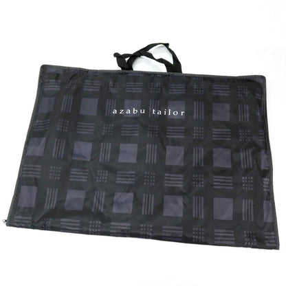 【中古】アザブテーラー azabu tailor スリーピース ウール 3つボタンスーツ グレー【サイズ上50/ジレ50/下88】【 状態ランクC 】【 メンズ 】