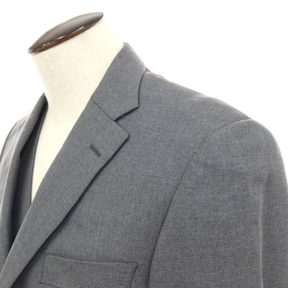 【中古】アザブテーラー azabu tailor スリーピース ウール 3つボタンスーツ グレー【サイズ上50/ジレ50/下88】【 状態ランクC 】【 メンズ 】