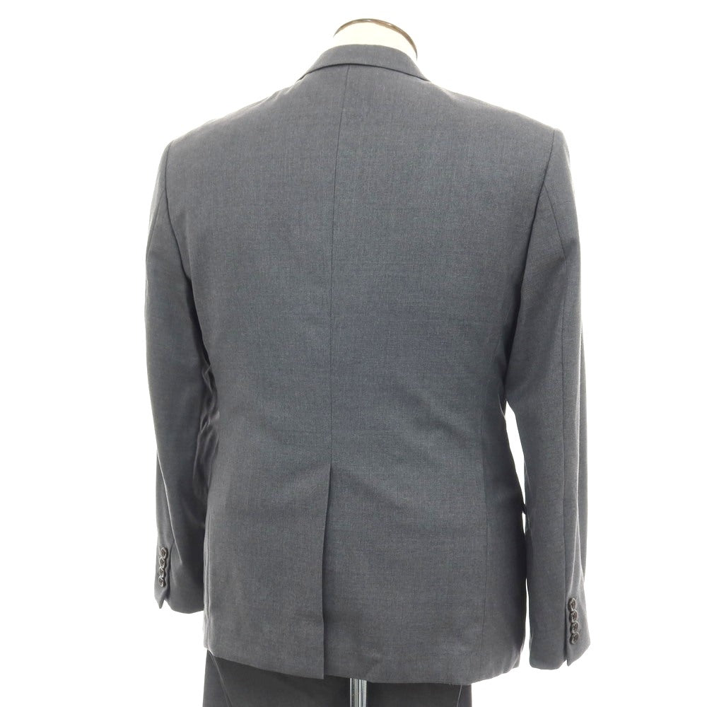 【中古】アザブテーラー azabu tailor スリーピース ウール 3つボタンスーツ グレー【サイズ上50/ジレ50/下88】【 状態ランクC 】【 メンズ 】