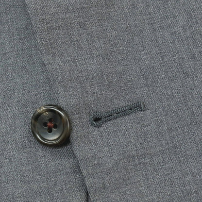 【中古】アザブテーラー azabu tailor スリーピース ウール 3つボタンスーツ グレー【サイズ上50/ジレ50/下88】【 状態ランクC 】【 メンズ 】