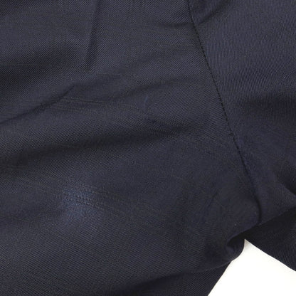 【中古】アザブテーラー azabu tailor スリーピース ウール チェック 3つボタンスーツ ネイビー【サイズ上50/ジレ50/下88】【 状態ランクC 】【 メンズ 】