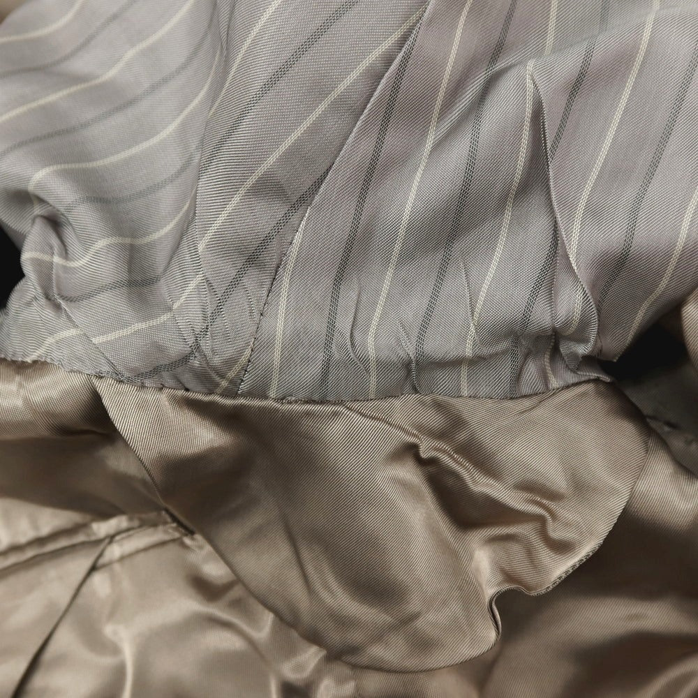 【中古】アザブテーラー azabu tailor ウール チェック ダブルスーツ ダークブラウン【サイズ上50/下85】【 状態ランクC 】【 メンズ 】