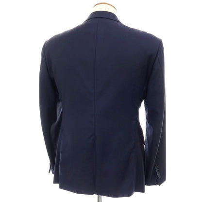 【中古】アザブテーラー azabu tailor ウール 3B テーラードジャケット ネイビー【サイズ50】【 状態ランクB 】【 メンズ 】