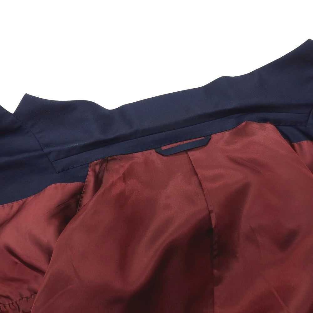 【中古】アザブテーラー azabu tailor ウール 3B テーラードジャケット ネイビー【サイズ50】【 状態ランクB 】【 メンズ 】