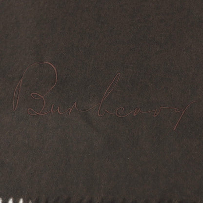 【中古】バーバリー BURBERRY カシミヤ マフラー ダークブラウン【 状態ランクB 】【 メンズ 】