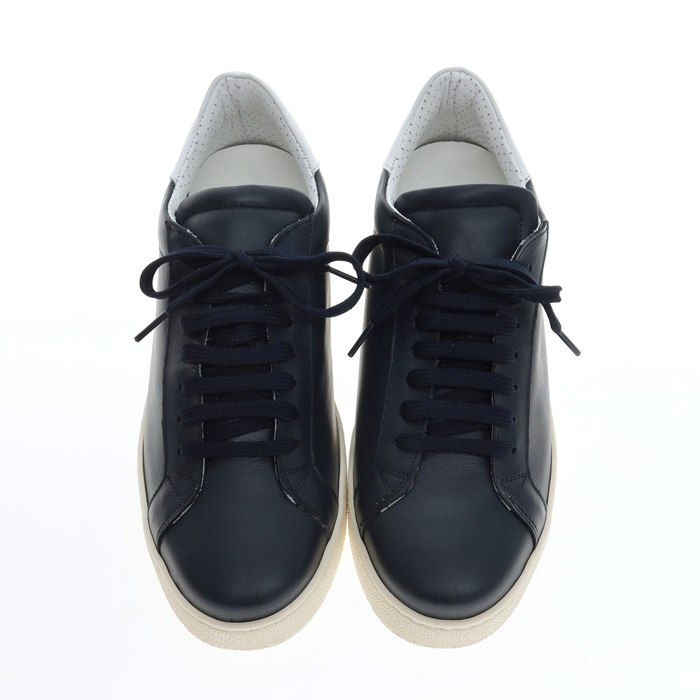 【中古】【未使用】エヌエー1964 NA1964 レザー スニーカー ネイビー【サイズ40】【 状態ランクS 】【 メンズ 】