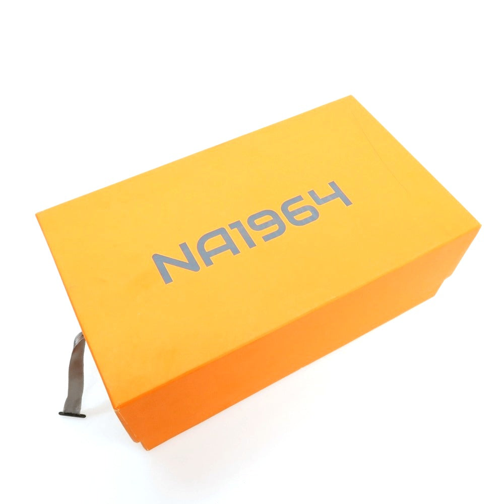 【中古】【未使用】エヌエー1964 NA1964 レザー スニーカー ネイビー【サイズ40】【 状態ランクS 】【 メンズ 】