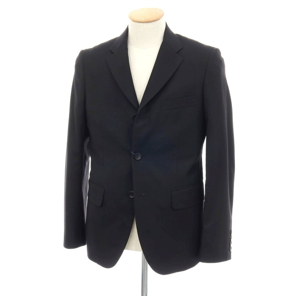 【中古】コムデギャルソン オムドゥ COMME des GARCONS HOMME DEUX 2025年春夏 ウール 3B テーラードジャケット ブラック【サイズXS】【 状態ランクA 】【 メンズ 】[CPD]