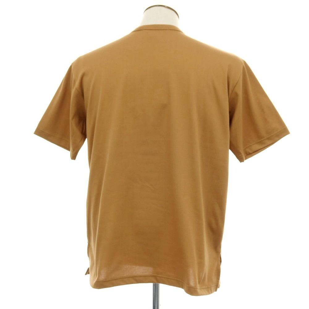 【中古】【未使用】ジュンヤワタナベ マン JUNYA WATANABE MAN 2025年春夏 ポリエステルコットン クルーネック 半袖Ｔシャツ ライトブラウン【サイズL】【 状態ランクS 】【 メンズ 】[BPD]