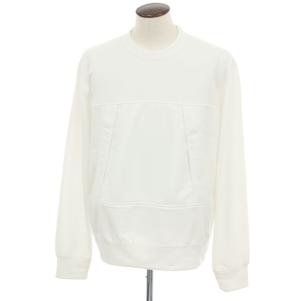 【中古】コムデギャルソン オムドゥ COMME des GARCONS HOMME DEUX 2025年秋冬 ポリエステル クルーネック スウェット ホワイト【サイズXL】【 状態ランクA 】【 メンズ 】