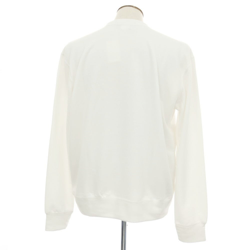 【中古】コムデギャルソン オムドゥ COMME des GARCONS HOMME DEUX 2025年秋冬 ポリエステル クルーネック スウェット ホワイト【サイズXL】【 状態ランクA 】【 メンズ 】